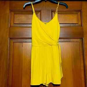 Yellow romper NWT